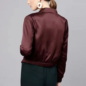 Servicio OEM, Diseño de Producto Propio, Chaqueta Bomber para Mujer, Ropa de Moda de Alta Calidad, Chaqueta Bomber para Mujer - Product Image 2