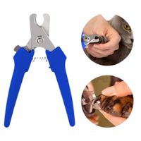 Kit de premiers secours manuel pour animaux de compagnie, 6 pièces, trousse de soins vétérinaires d'urgence, coupe-ongles, ciseaux à bandages, pinces, étui MOL
