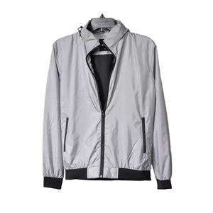 Chaquetas cortavientos de nailon para hombre, chaqueta Bomber de invierno para hombre, venta al por mayor, soporte liso, informal, otras telas, tejidas, acolchadas, para adultos, crudo - Product Image 1