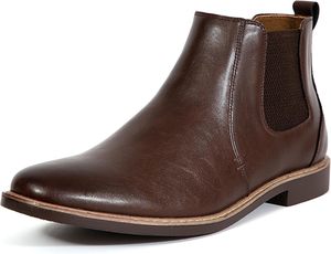 Botas de Tobillo para Hombre de Alta Calidad, Personalizadas, con Punta Descubierta, de Piel Sintética, Estilo Chelsea, Retro, Clásicas, para Verano y Otoño - Product Image 1