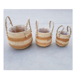 Ensemble d'ustensiles de cuisine en rotin tissé au Vietnam, fabriqué à la main avec différents motifs - Product Image 4