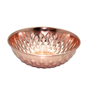 Bol de forme ronde en fer au design unique pour cuisine et table Bol de service de couleur blanche et bols décoratifs faits à la main en vrac - Product Image 4
