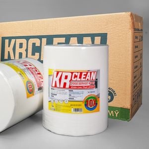 Krclean แผ่นผ้าเช็ดทำความสะอาดอาหารสีขาวแบบใช้ซ้ำได้ขนาด30x30ซม. ผ้าเช็ดทำความสะอาดที่ยั่งยืนและดูดซับได้ดี - Product Image 6