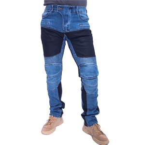 Nouveau design de jeans de moto, pantalon et veste de moto, jeans de course avec protections, fabriqués sur mesure au Pakistan. - Product Image 1