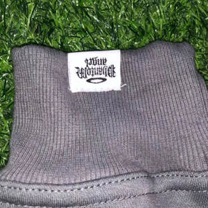 Sudadera con capucha con cremallera recortada de gran tamaño personalizada con apliques bordados desgastados de algodón de lujo de peso pesado Unisex - Product Image 6