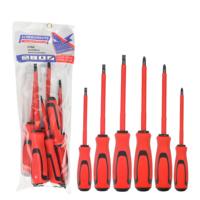 Tournevis isolé 6 en 1, haute dureté, haute qualité, CRV, tête plate, tête cruciforme, tournevis domestique, outils d'électricien