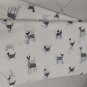 kora cotton embroidery <b>fabric</b> make to fancy dress material - Product Image 2