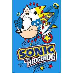 Modern for Sonic the Hedgehog Pop <b>Poster</b> Made of Durable Paper for Wall Decor - Product Image 1