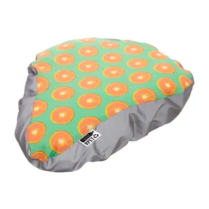 Selle de vélo réfléchissante RPET, coussin de cyclisme écologique - Product Image 1