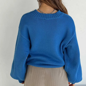 Sudadera de manga larga de gran tamaño a la moda de invierno, precio al por mayor, nuevo diseño personalizado, sudaderas con capucha y hombros caídos para mujer - Product Image 2