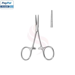 Fórceps Hartman de grado médico de alta calidad, abrazadera hemostática Manual de acero inoxidable japonés, instrumento quirúrgico certificado CE - Product Image 3