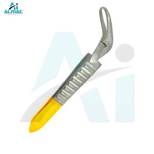 Pince à épiler pour serviettes chirurgicales de qualité supérieure ALMAC Instruments en acier inoxydable conçus pour une préhension sûre pendant les cas chirurgicaux hospitaliers - Product Image 2