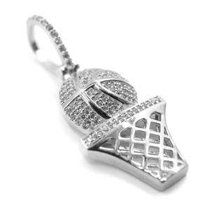 Collar con colgante de bate de béisbol en plata para hombres y mujeres amantes del deporte joyería de Hip Hop - Product Image 2