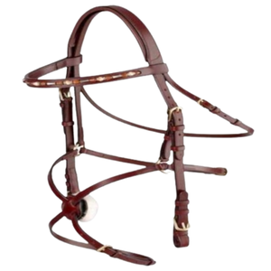 Brida de caballo de cuero natural 100% con riendas Precio al por mayor de alta calidad Mejor fabricación 2025 - Product Image 1