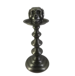 Bougeoir en aluminium/fer pour décoration de table Bougeoir antique en nickel pour décoration d'halloween fait à la main personnalisé - Product Image 1