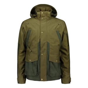 Service OEM, Combinaison de chasse camouflage d'hiver, manches longues, fermeture éclair, capuche, design imprimé, imperméable, coupe-vent pour hommes - Product Image 2