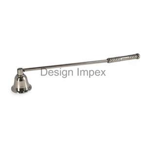 Metal Crafts Accent Candle Snuffer Agarre de madera Precio competitivo Vela hecha a mano Herramienta de apagado Candle Snuffer Hecho EN LA India - Product Image 2