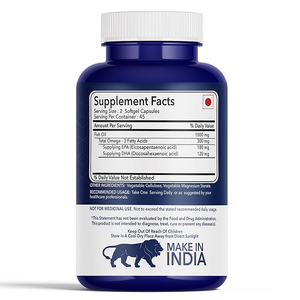 Supplément d'Oméga 3 à haute puissance pour adultes avec acides gras essentiels procurant un équilibre quotidien, vitalité et bien-être général - Product Image 3