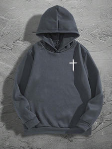 Sudaderas con capucha térmicas OEM para hombre Sudaderas con capucha con serigrafía personalizada Sudaderas con capucha extragrandes de alta calidad para hombre - Product Image 2