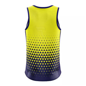 Uniforme de campo de pista impreso con logotipo personalizado conjunto de diseño características sencillas al por mayor ropa deportiva barata para correr uniforme - Product Image 4