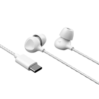 Audífonos Intrauditivos con Cable OEM, Cancelación Activa de Ruido (ANC), Resistentes al Agua IPX-3, Sonido de Alta Fidelidad, Controlador Dinámico, 3.5mm/Tipo-C, Portátiles