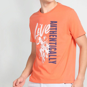 Proveedor de Bangladesh Tradeshi Ltd. Camisetas estampadas para hombres Camisetas de manga corta de alta calidad Diseños elegantes Algodón cómodo - Product Image 5