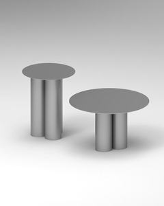 Mesa de Centro Moderna de Estilo Simple con Diseño de Roca y Metal, Portátil, con Almacenamiento, Diseño Duradero para Sala de Estar, Muebles para el Hogar - Product Image 2