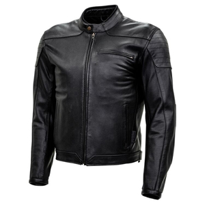 Veste en cuir de vachette pleine fleur de haute qualité pour hommes, meilleure vente, décontractée, hiver, coupe ajustée, style motard, col montant, OEM avant - Product Image 1