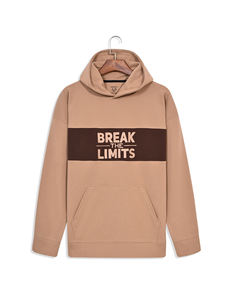 Sweat-shirt à capuche décontracté pour tous les jours, en polaire doux, coupe ample, pull minimaliste, essentiel, moderne, veste à capuche pour le printemps - Product Image 1