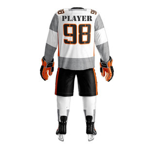 Uniformes de Hockey sobre Hielo Personalizados de Alta Calidad, Diseño Profesional, 100% Poliéster, Transpirable, Secado Rápido, MOQ Bajo de 10 Conjuntos para Tu Propio Equipo - Product Image 3