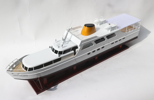 Modèle de bateau nautique en bois peint à la main DISCO VOLANTE de haute qualité fabriqué au Vietnam pour l'artisanat du bois boîtes en bois et panneaux muraux - Product Image 2