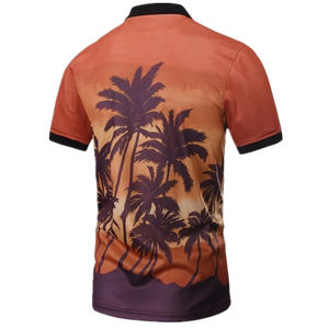 Venta al por mayor de alta calidad de encargo de algodón Slim Fit hombre Polo camiseta para la impresión de algodón de talla grande de los hombres Polos - Product Image 5