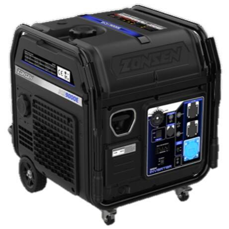 Инверторный генератор Zongshen, генератор для кемпинга, 10 кВт, тихие, ночные генераторы для дома, бесшумные