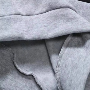 เสื้อสเวตเตอร์คอกลมแขนยาวผ้าฝ้ายสำหรับผู้ชายเสื้อสเวตเชิ้ตสำหรับฤดูหนาวสีพื้นย้อมสี100% - Product Image 6