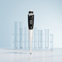 Pipette électronique monocanal de haute qualité, volume réglable, pipette numérique