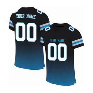 Camiseta de fútbol americano personalizada para hombre, de manga corta Camiseta deportiva para práctica de fútbol, servicio OEM disponible - Product Image 6