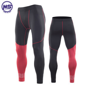 Vente en gros d'usine de pantalons de sport de compression pour hommes séchage rapide Gym Fitness Leggings extérieur Muscle Cool Dry Collants - Product Image 6