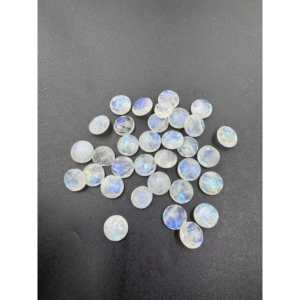 พลอยธรรมชาติเจียระไนสีรุ้งรูปร่างกลมเกรดพรีเมี่ยมหลวมสำหรับทำเครื่องประดับ - Product Image 1
