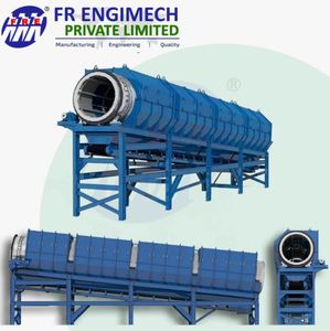 เครื่องคัดแยกแบบถังหมุนอัตโนมัติ FRMSWP ทนทาน ขายดี รองรับแรงดันไฟฟ้า 440V/220V ความจุ 1200 ตันต่อวัน สำหรับสายการคัดแยกขยะเปียกประจำวัน - Product Image 3