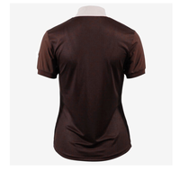 Chemise de compression équestre à manches courtes pour femme, extensible, avec logo personnalisé, haute qualité, pour l'équitation (vente en gros)