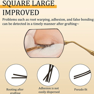 Miroir de maquillage pliable à double face éclairé en plastique multicolores avec logo personnalisé - Product Image 4