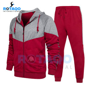 Colección de invierno Hombres Algodón Custom Tech Fleece Chándales Deportes Chándal Transpirable Hombres Chándal con logotipo personalizado - Product Image 1