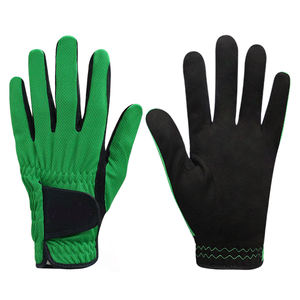 Vente en gros de gants de golf de qualité supérieure en cuir de mouton avec logo personnalisé gant de golf de couleur verte main gauche - Product Image 1