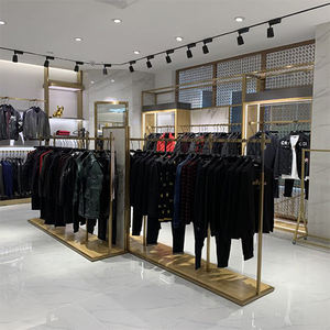 Vente en gros de meubles de <span class=keywords><strong>magasin</strong></span> de vêtements au détail Étagère de présentation murale Étagère pour boutique décoration de <span class=keywords><strong>magasin</strong></span> de vêtements pour femmes - Product Image 2