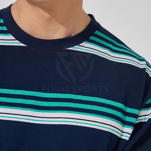 Camiseta de cuello redondo de talla grande para hombre con dobladillo recto Camiseta ligera de talla grande para hombre para uso en exteriores e interiores - Product Image 6