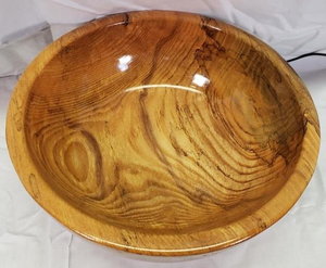 Ensaladera grande de madera hecha a mano, ecológica, de madera natural para frutas, aperitivos, pasta, cocina rústica, vajilla decorativa. - Product Image 2