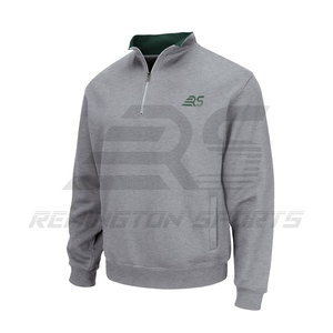 Vente en gros nouvelle veste d'hiver à demi fermeture éclair avec logo personnalisé veste à demi fermeture éclair à manches longues à séchage rapide - Product Image 4