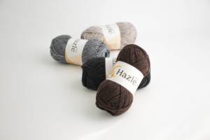 Hilo de ganchillo YARNA Hazle (100g), hilo de lana de peso medio, vibrante, cálido, funcional, resistente, para decoración del hogar, hilo confiable, hecho a mano, suave. - Product Image 5