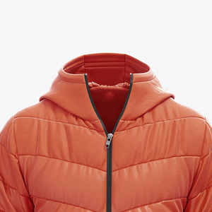 เสื้อโค้ทขนปลาปักเป้าฤดูหนาวของผู้ชายแจ็กเก็ตแบบมีฟองน้ำหนาให้ความอบอุ่นมีซิปปิดใหม่ดีไซน์แบบ North Face ขนาดใหญ่พิเศษผ้าแคนวาส - Product Image 1