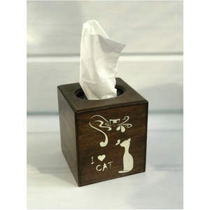 Wholesale Handcrafted Multifunctional <b>Tissue</b> Box Cover Holder <b>Facial</b> <b>Tissue</b> Dispenser Napkin Box Minimalist Modern Decor High - Product Image 3